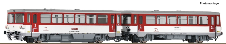 Roco 7780005 - TT - Dieseltriebwagen BR 810 mit Beiwagen, ZSSK, Ep. VI